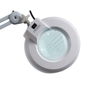 Floor Magnifying Lamp Light 5 Diopter + Clamp