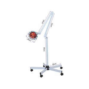 Lampada a infrarossi con stativo a 5 ruote